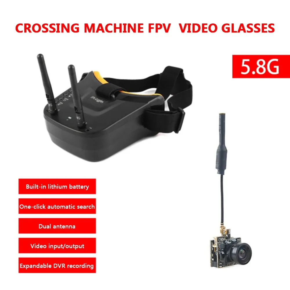 Фото Hot New Products VR006 Goggles 3 Inch Screen Crossing Machine Airplane Model Video Glasses 5.8G DVR Игрушки и хобби Hot New Products VR006 Goggles 3 Inch Screen Crossing Machine Airplane Model Video Glasses 5.8G DVR Игрушки и хобби