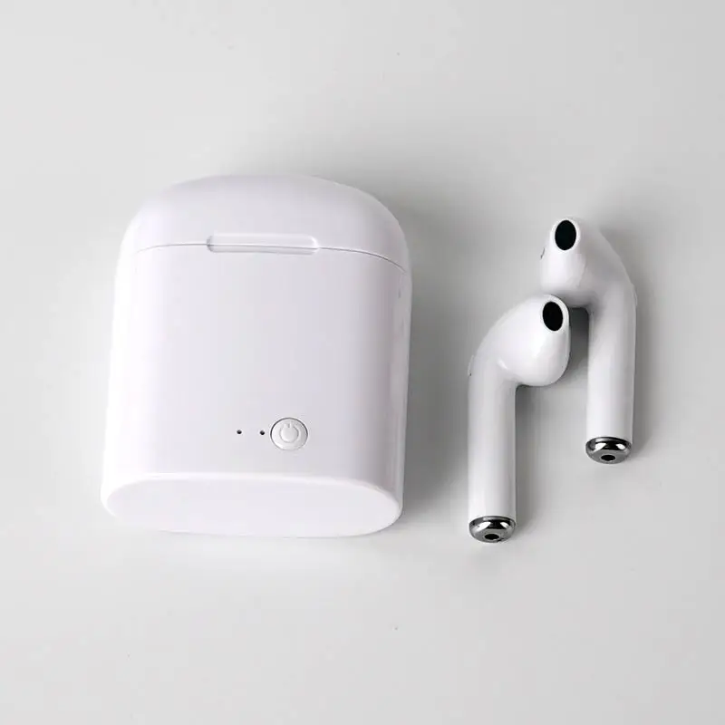 white I7s tws беспроводные bluetooth наушники redmi airdots наушники-вкладыши pods игровая гарнитура беспроводные наушники Bluetooth для apple xiaomi - Цвет: white
