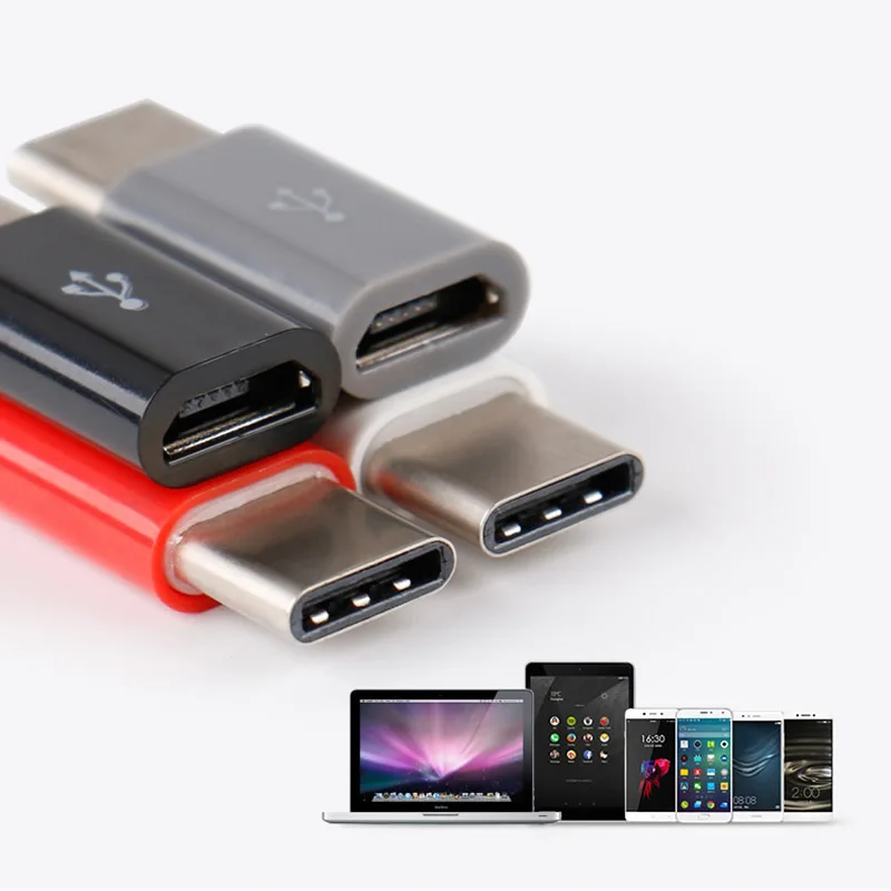 Адаптер для кабеля USB 3 1 Type C папа Micro мама|micro usb c adapter|micro to ctype-c male |