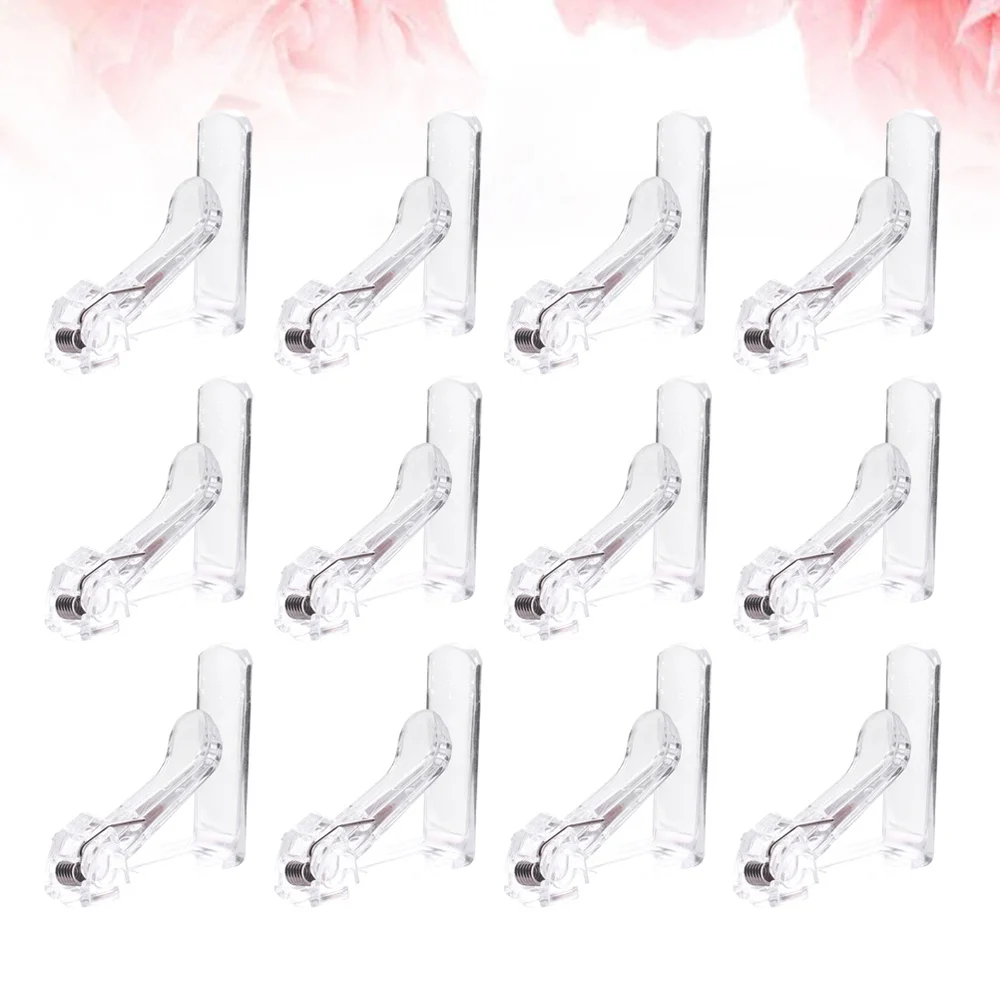 

12pcs Spring Tablecloth Clips Adjustable Table Cloth Fixing Clamps for Household Table