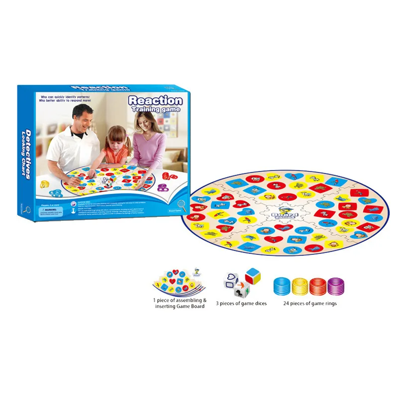 

Renbo Children's Board Game Fancy Toy Brain Big Combat Reaction Training Competition Assembled Parent-Child Interactive Game