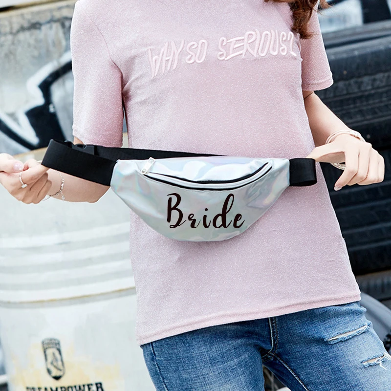 Индивидуальная поясная сумка для подружки невесты водонепроницаемая макияжа