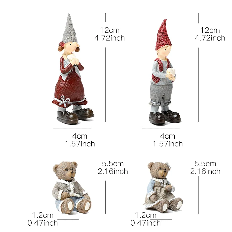 Декоративный крючок из смолы с мультяшным медведем для домашнего хранения