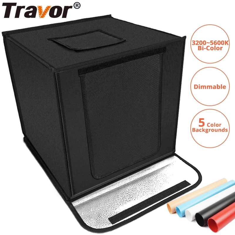 Travor F40A складная коробка для фотографий с регулируемой яркостью 40*40 см