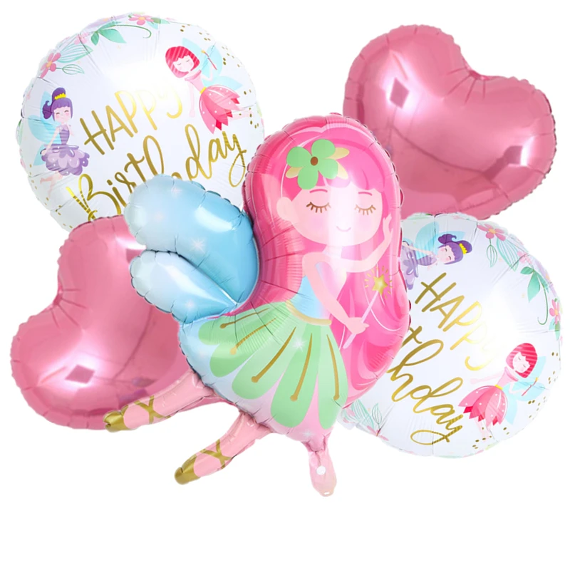 5 шт. милые сказочные воздушные шары украшение для дня рождения принцессы из