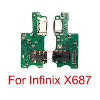 copy good quality charging board for infinix x687 usb charging port dock board flex cable replacement parts