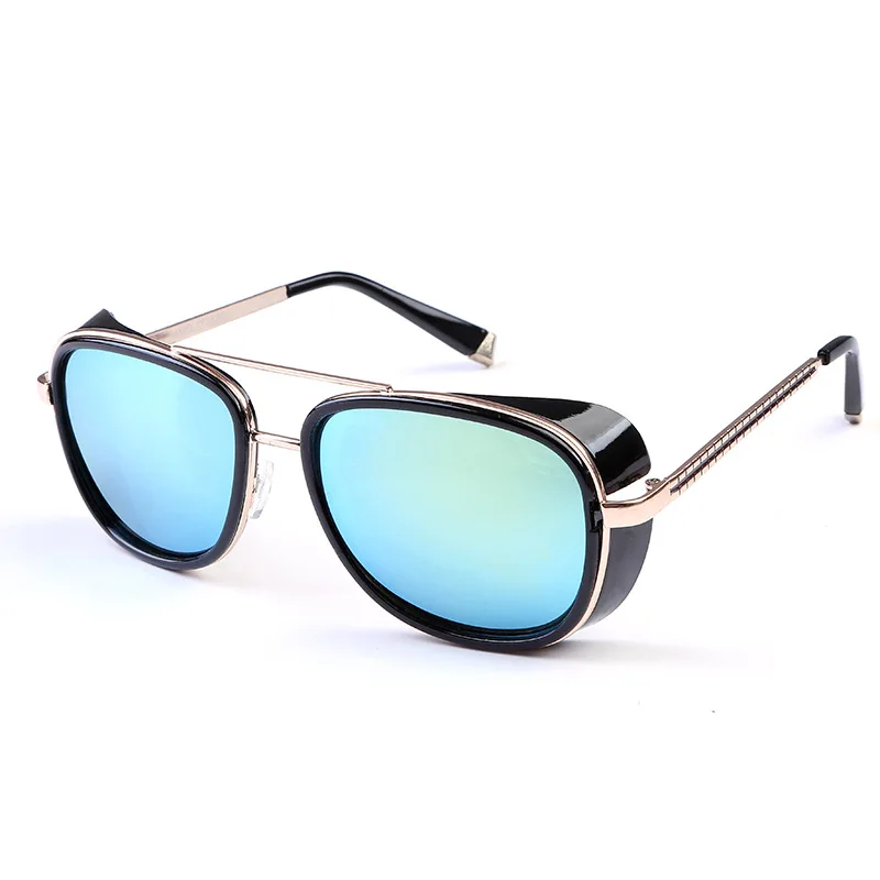 Мужские солнцезащитные очки в стиле стимпанк Tony Stark Iron Man Matsuda Ретро стиль lunette