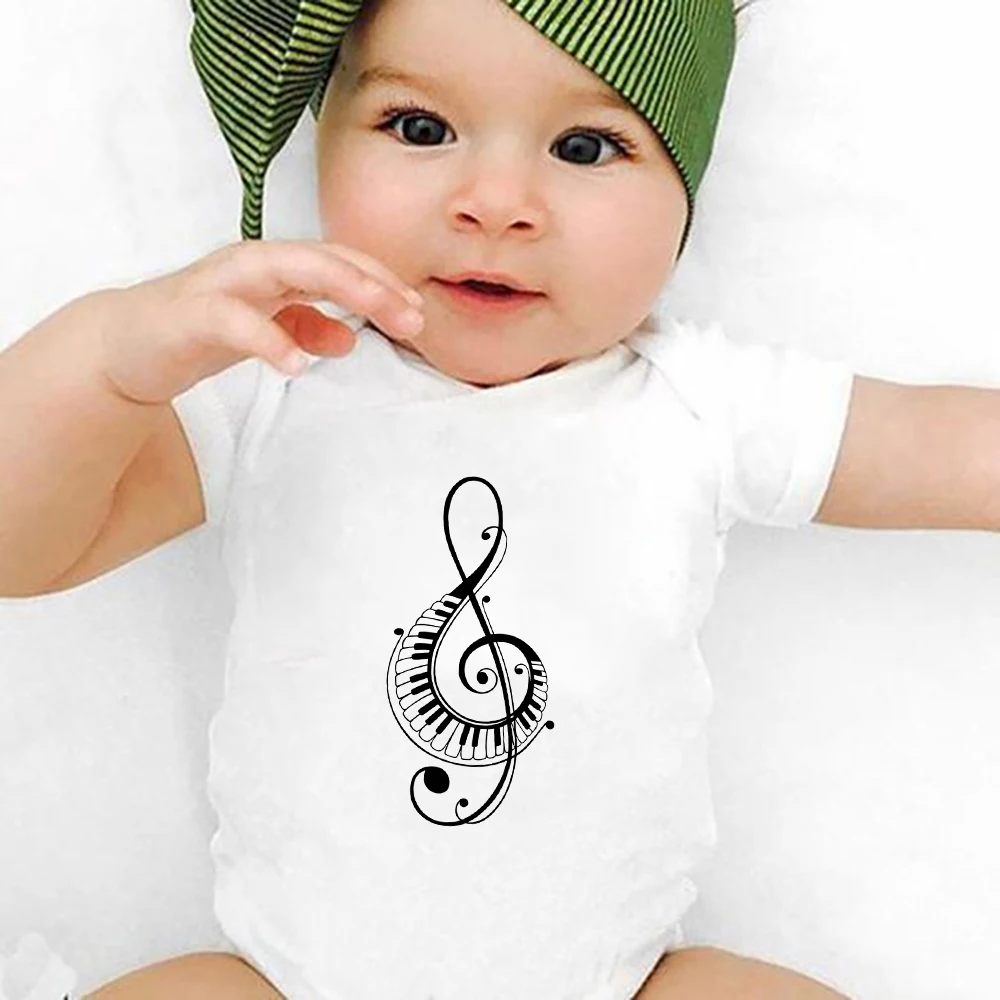 

European and American Pop Music Festival Infant Toddler Clothes Fashion Punk Rock Baby Bodysuit Fall Summer Casual Jumpsuits