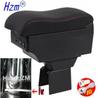 Подлокотник для Ford Fusion (2002-2012), подлокотник для Ford Fiesta Mk5 (2002-2008), центральный ящик для хранения, с USB-разъемом