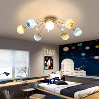 living room led star light indoor boys and girls room chandelier household ceiling decorative glass ball lamp