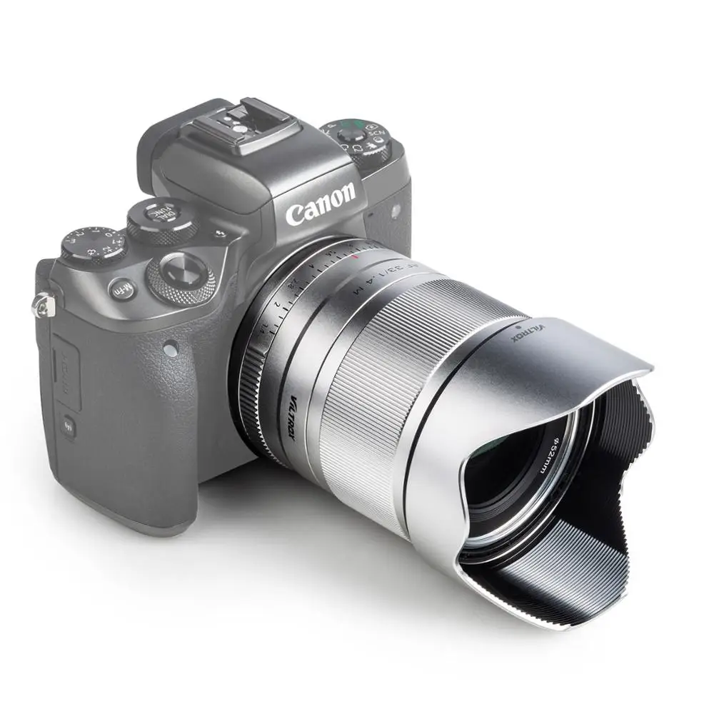 APS C объектива Viltrox AF 33 мм f1.4 STM для Canon EOS M mount беззеркальная камера M5 M6 Mark II M200