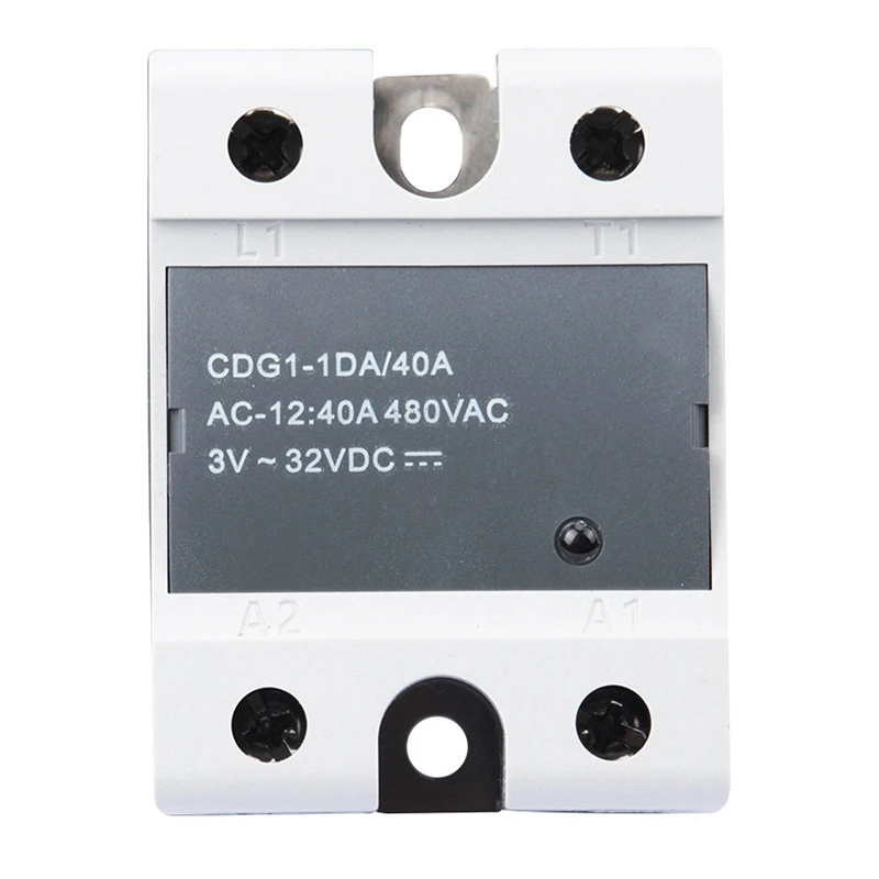 Silicone Hot Bed Accessories Single-Phase Control SSR-DA Non-Contact Solid State Relay DC-AC 40A DC AC | Обустройство дома
