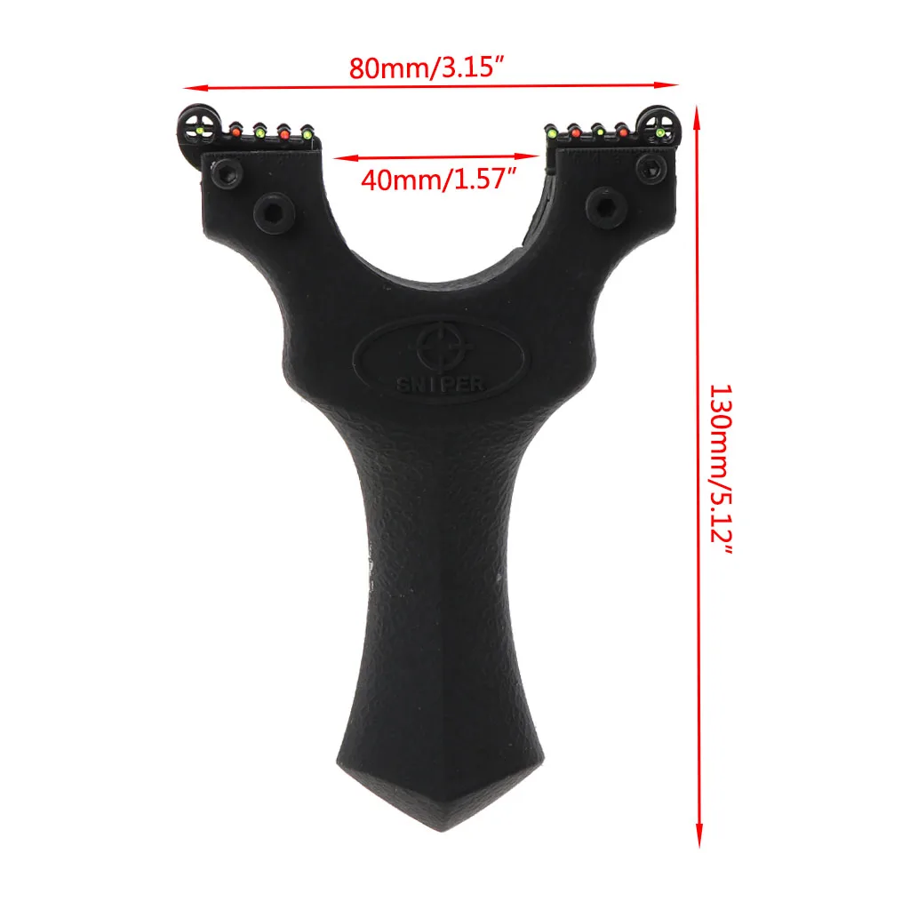 Рогатка смолы ручной катапульты охоты на открытом воздухе съемки без резиновой