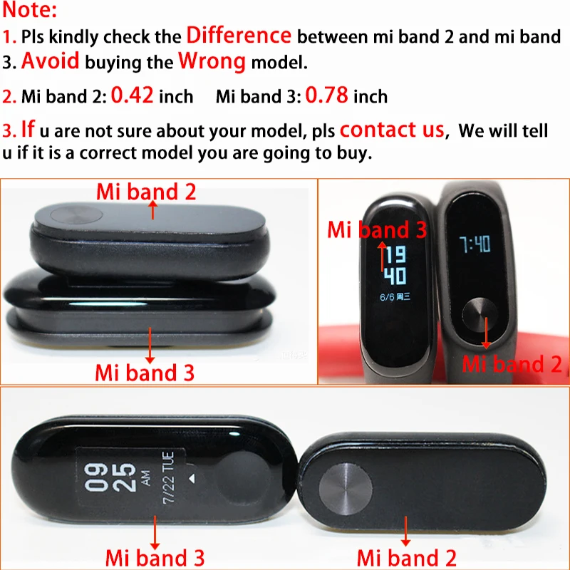 Ремешок силиконовый для mi band 2 модный разноцветный браслет с различными цветами