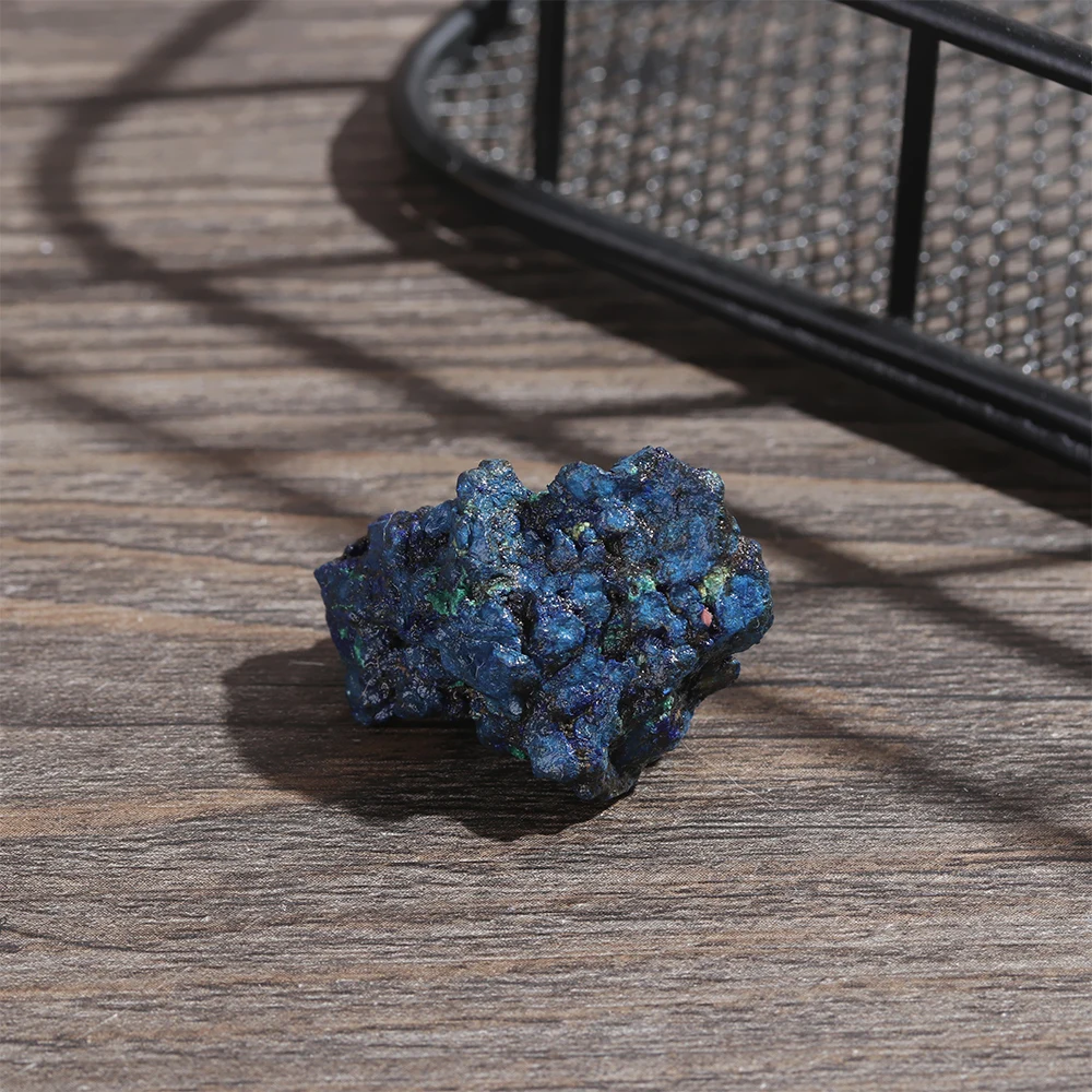 1 4 см натуральный Малахит Geode азуритовая руда минеральный необработанный