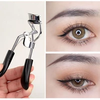eyelash curler curling long lasting curler shaping beginner stainless steel mini portable makeup tool cosmetic makeup