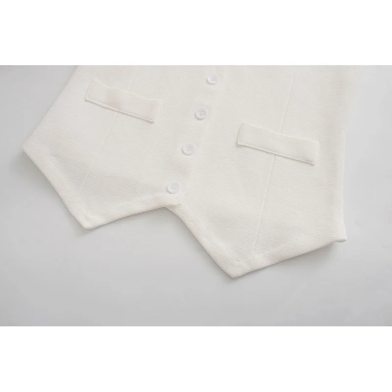 : Звездный модный жилет Za для женщин осень 2020 повседневный Тонкий однобортный с