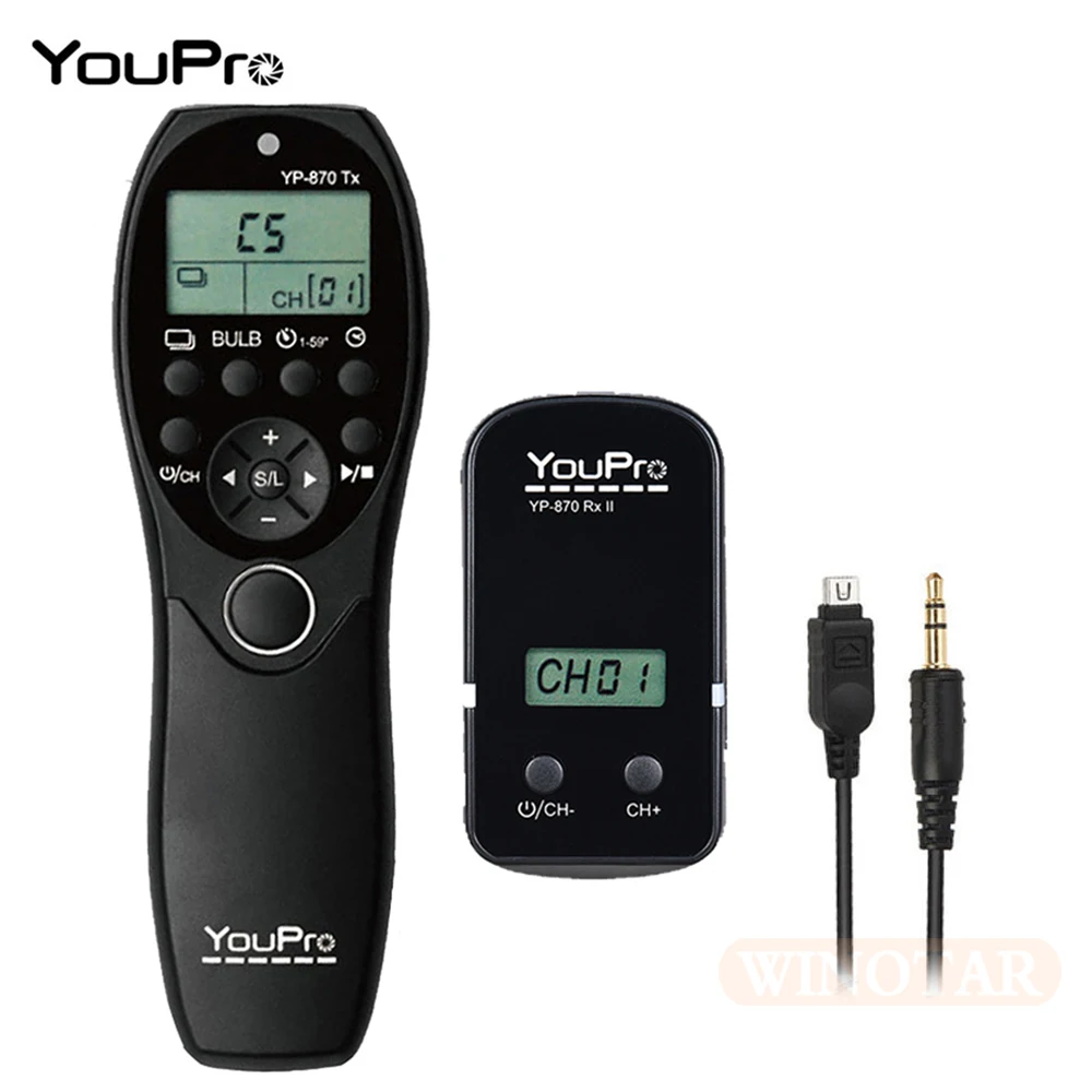 YouPro YP 870 II UC1 Беспроводной Таймер затвора Пульт дистанционного управления для Olympus