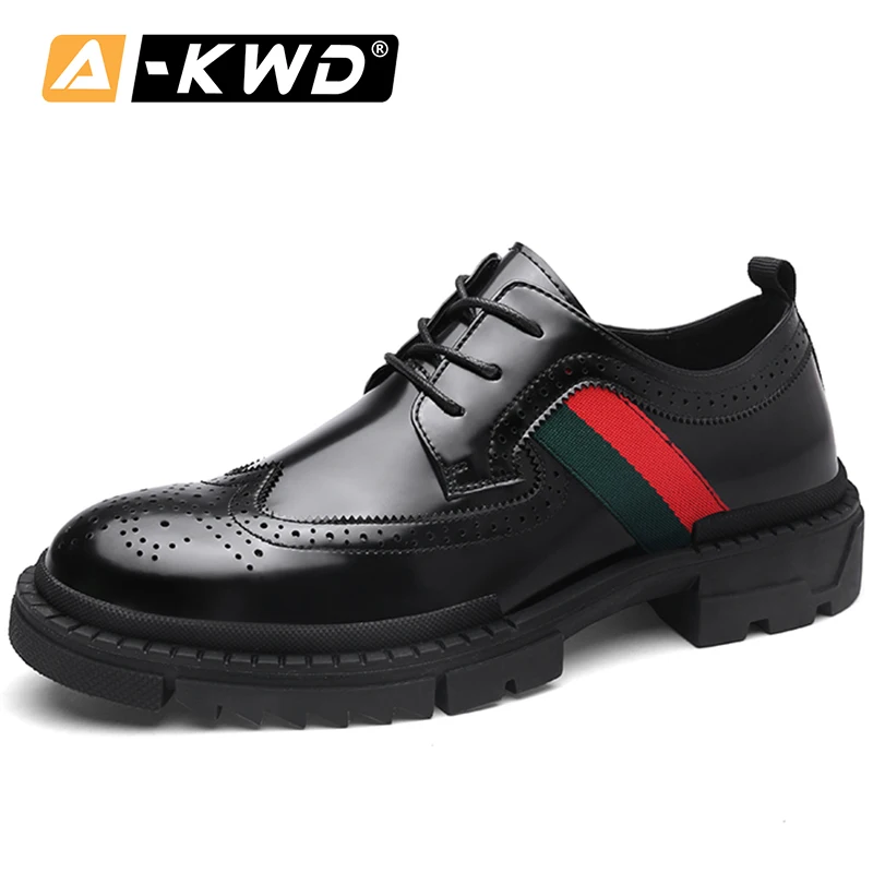 New Fashion Mens Casual Shoes Hot Sale 2019 Breathable Autumn Men Leather Sapatos Homem Simple Lace-up Oxfords | Обувь