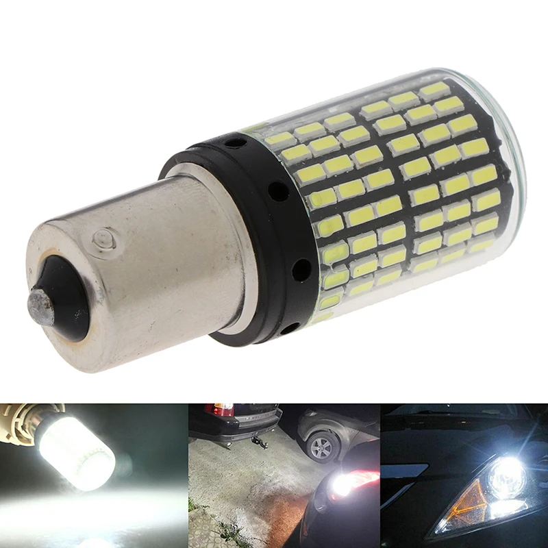 1 шт. светильник воротный сигнал 3014 144smd CanBus S25 1156 BA15S P21W LED BAY15D BAU15S PY21W Lamp T20 7440 W21W W21/5W