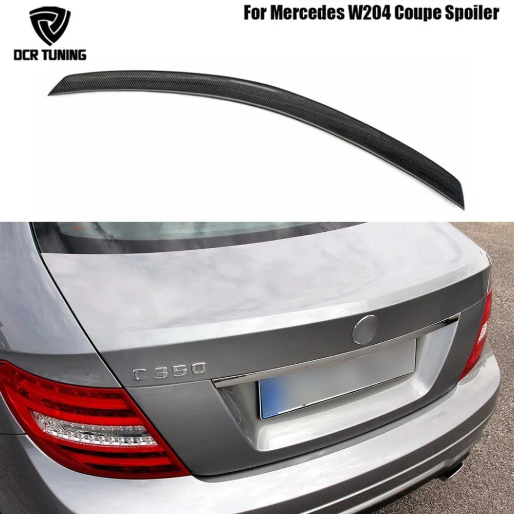 Спойлер AMG из углеродного волокна для Mercedes W204 2008 2010 2011 2012 2013 2014 C класс углеродный