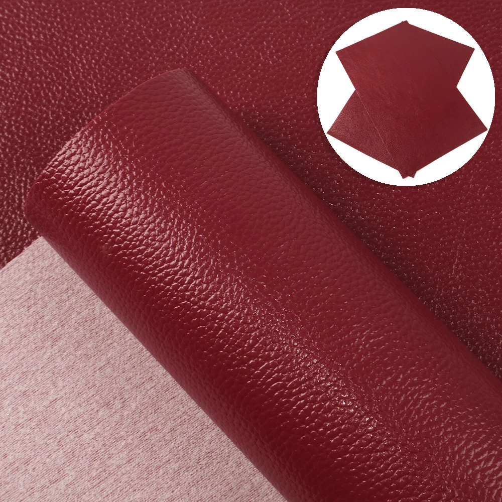 Новинка лоскутное шитье из искусственной кожи цвета личи 20*33 см с принтом бант