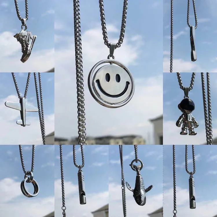 Новое ожерелье с подвеской в виде сумки улыбающимся лицом Женское Ожерелье для