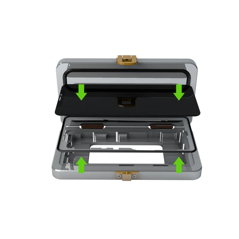 

Screen Bezel Frame lcd laminating mould For iphone X Broken Glass Replace Mould in frame laminating mold high accurate