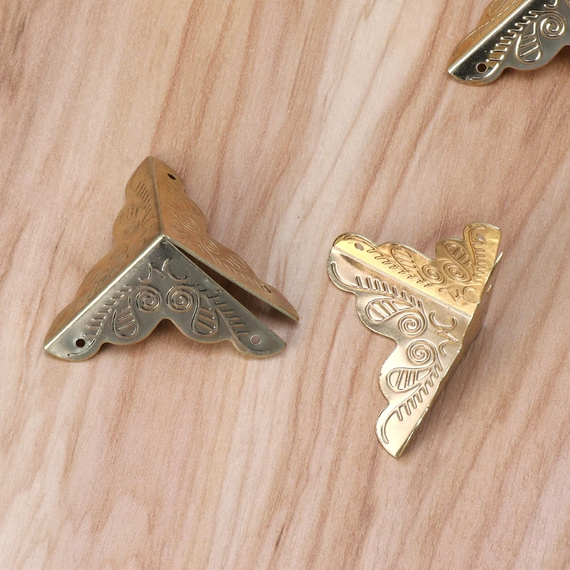 8 шт. искусственная деревянная накладка защитный уголок тонированный цветочный