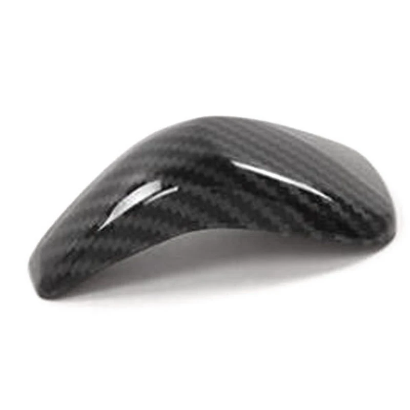 Car Gear Shift Knob Head Cover Sticker Interior Styling Accessories ABS Carbon Fiber Black New for Subaru Forester 2019 | Автомобили и