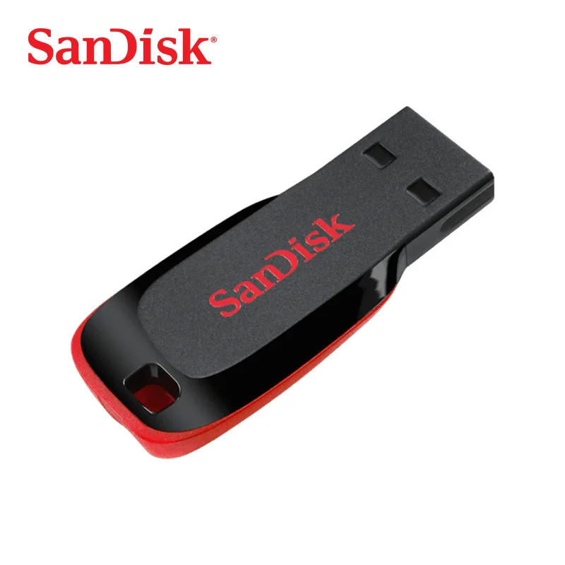Флеш-накопитель SanDisk, USB 2,0, usb флеш-накопитель, 8 ГБ, 16 ГБ, u-диск, 32 ГБ, мини-накопитель, 64 ГБ, 128 ГБ, USB 2,0, флешка, флеш-карта памяти