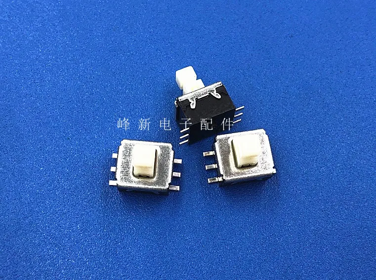 

6-контактный переключатель SMD без сброса замка, сенсорный двухрядный переключатель без блокировки, самоотказывающаяся Кнопка 5 шт.-1 лот