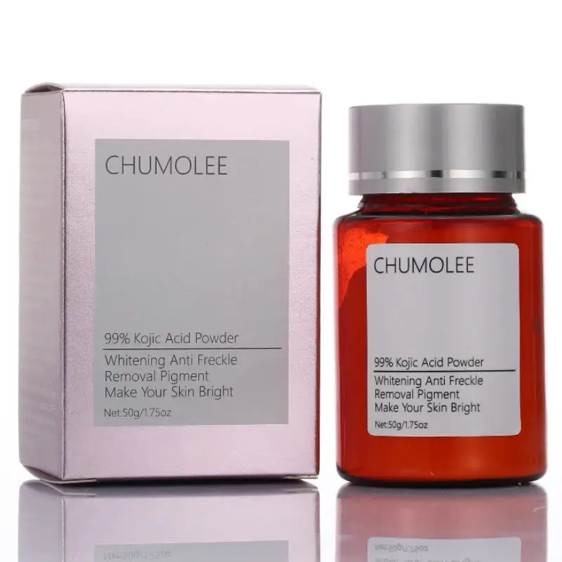 CHUMOLEE чистый 99% Kojic кислотный порошок отбеливающий крем для лица удаление веснушек