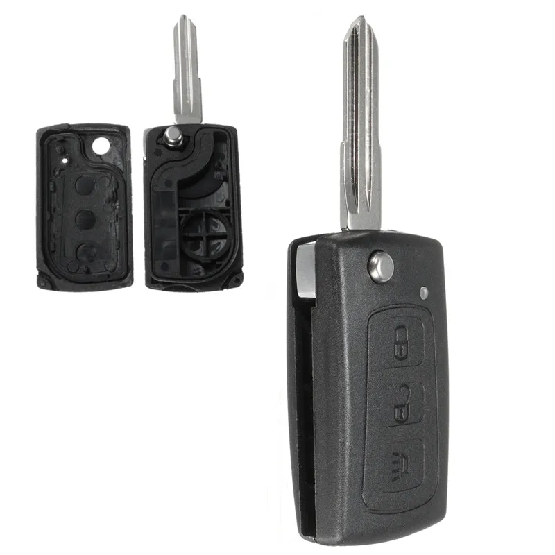 Складной автомобильный чехол с 3 кнопками и откидной крышкой для ключей