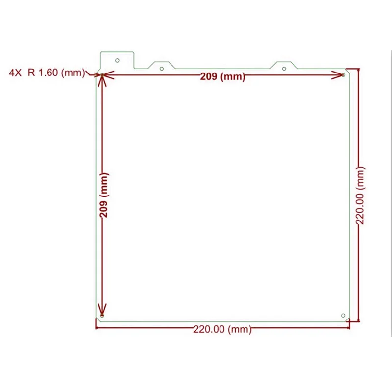 24V Магнитная Подогреваемая кровать и железная пластина 3D принтер запчасти