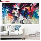Абстрактная Алмазная мозаика для мужчин и женщин 5d diy Алмазная картина полностью квадратная круглая Алмазная вышивка для подарка на День святого Валентина, (
