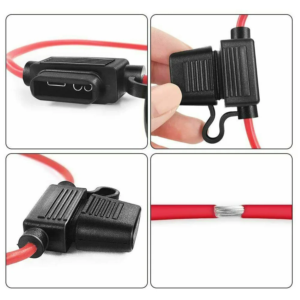 Встроенный держатель предохранителя с защитой от брызг стандарт 14AWG 5 комплектов