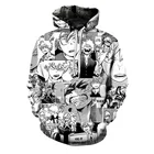 Аниме Bakugou костюм кацуки для косплея костюм манга Deku мой герой Толстовка тонкая 3D пуловер с принтом спортивная одежда Топы