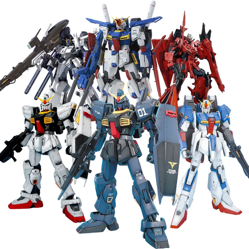

Bandai Gundam MG Jim Cabini ZZ, Golden Hundred, Ogu Titan, Gozagu Zeta FAZ, Assembled Model Animation Toys