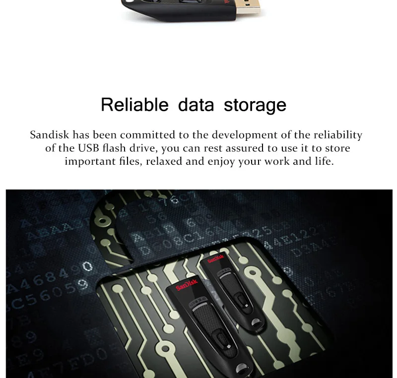 SanDisk CZ48 USB мини флеш-накопитель 16 ГБ 32 ГБ флеш-накопитель 64 ГБ 128 ГБ 256 ГБ USB 3,0 карта памяти флешка