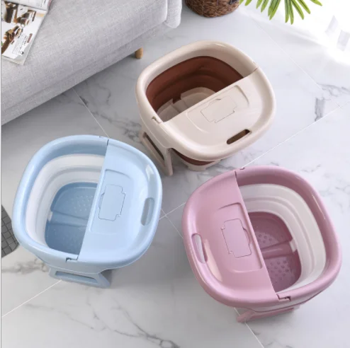 Переносная Ванна для замачивания ног массажное ведро педикюра бочка большой