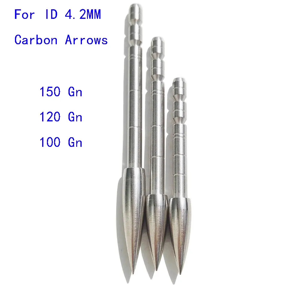 Стрелы из углеродистой стали для стрельбы лука с широкой головкой 10 шт. 100/120/150/200