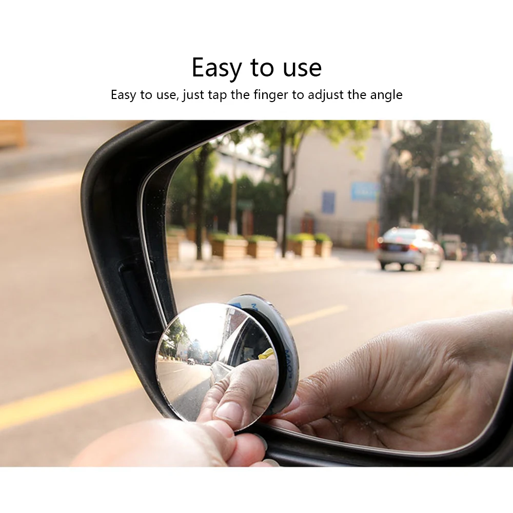 1 пара Автомобильное зеркало заднего вида для слепых пятен вращение на 360