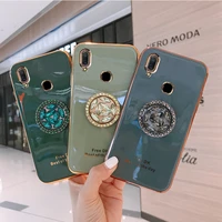 x 21 luxury 6d plating case for vivo x21 soft tpu mobile phone bag back cover for vivo x21 silicone capa