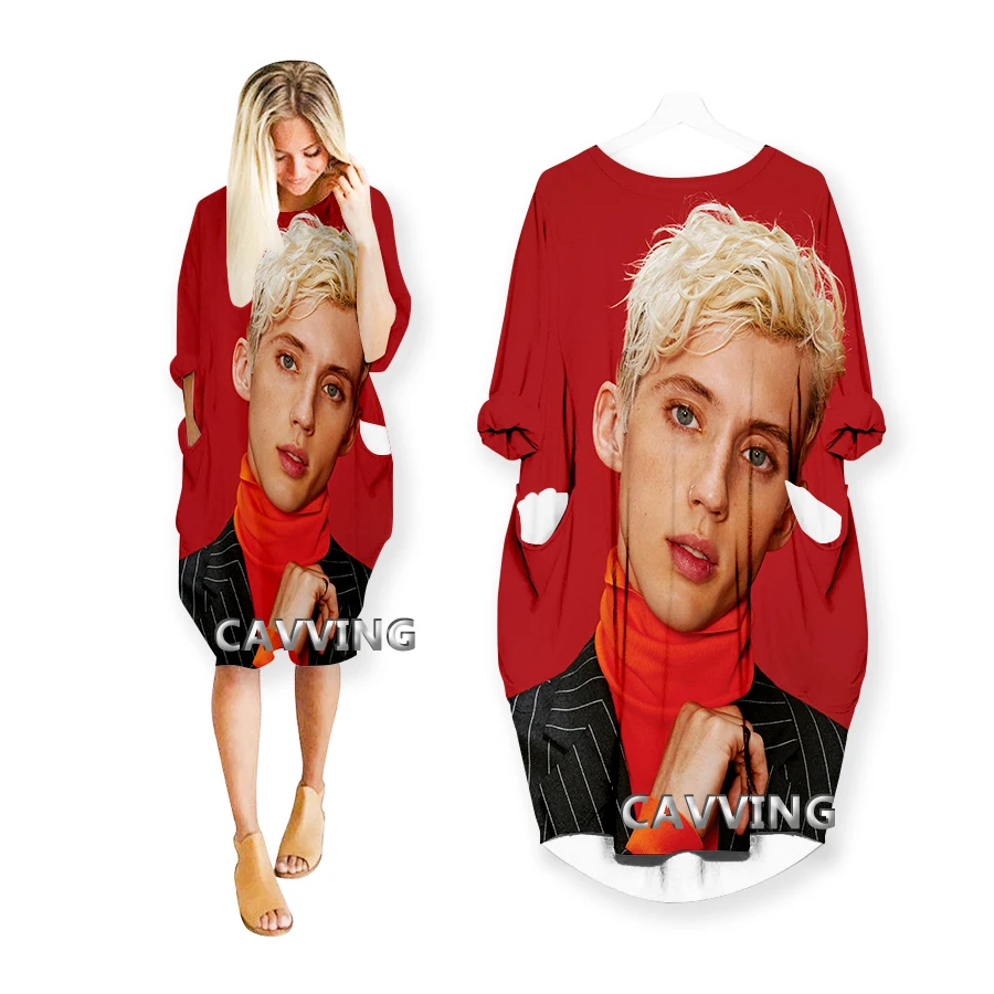 Уличная одежда Troye Sivan с 3D принтом женские платья размера США модная коротким