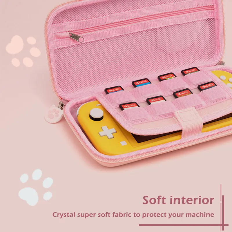 Чехол Nintendo Switch с кошачьими крапанами силиконовый Твердый чехол для Lite аксессуары