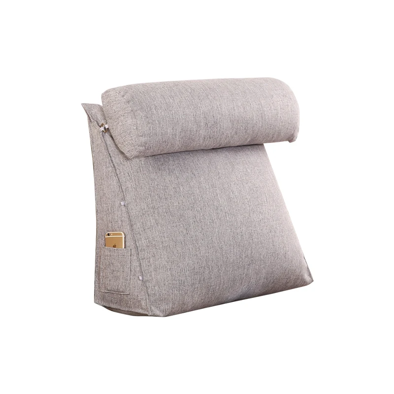 Треугольная прикроватная Подушка на спинку дивана офисная поясная подушка для