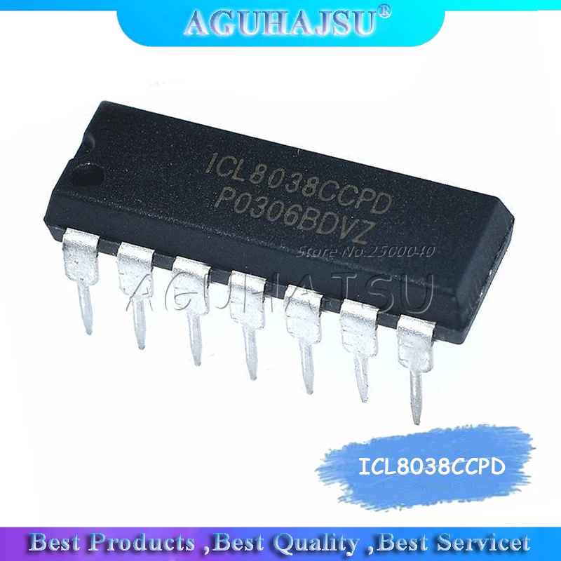5 шт. ICL8038CCPD DIP14 ICL8038 DIP 8038CCPD 14|generator voltage|oscillator generatoric controller |