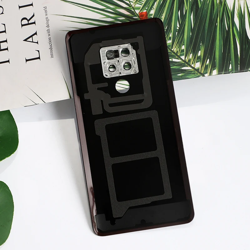 Mate20 корпус для Huawei Mate 20 Стеклянная Крышка батарейного отсека Ремонт Замена