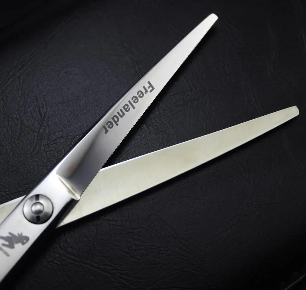 Парикмахерские ножницы с зубцами и лазерным проводом 6 0 дюйма|Парикмахерские